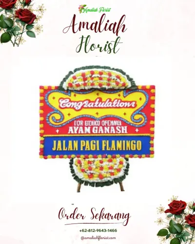 Bunga Papan Congratulation di Kalitimbang